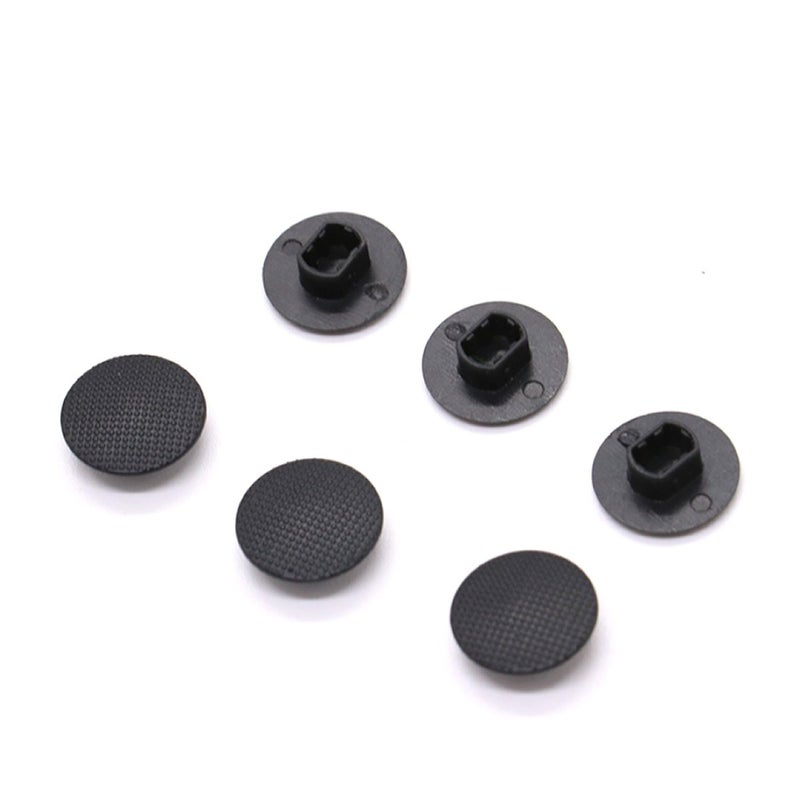 Pomeat 6 Pack Black Analog Joystick Stick Cap Cover Button for Sony PSP 1000 - Image 1
